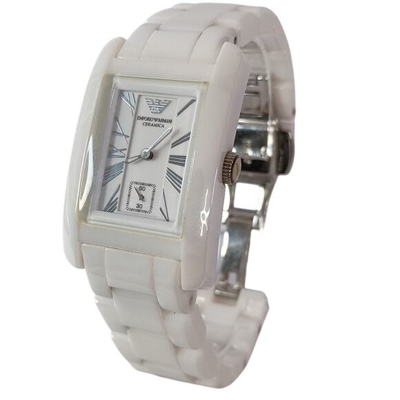 Emporio Armani Ceramica White Watch AR-1409 - Picture 2 of 12